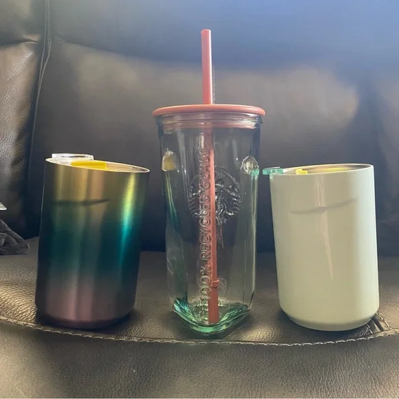 Starbucks tumblers- bundle of 3 - Picture 3 of 12